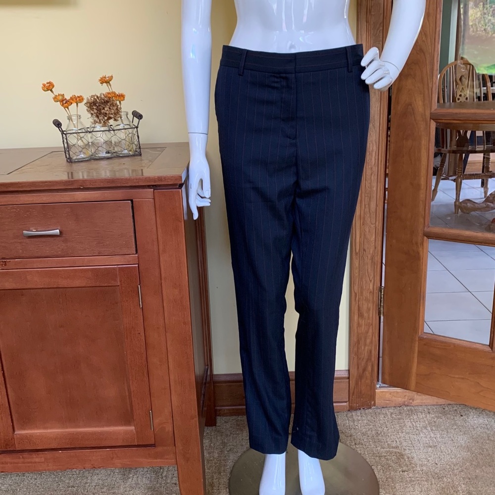 W by Worth Navy / Red Pinstripe Aspen Pant